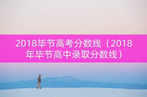 2018毕节高考分数线（2018年毕节高中录取分数线）