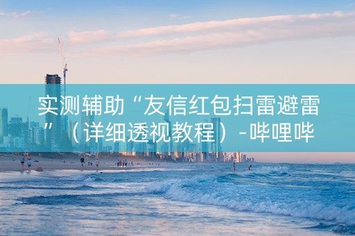 实测辅助“友信红包扫雷避雷”（详细透视教程）-哔哩哔哩