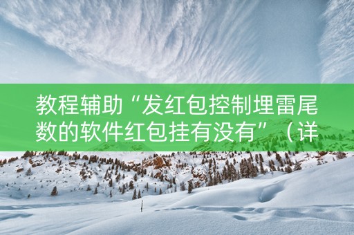 教程辅助“发红包控制埋雷尾数的软件红包挂有没有”（详细透视教程）-哔哩哔哩