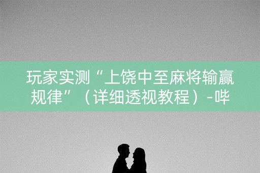 玩家实测“上饶中至麻将输赢规律”（详细透视教程）-哔哩哔哩