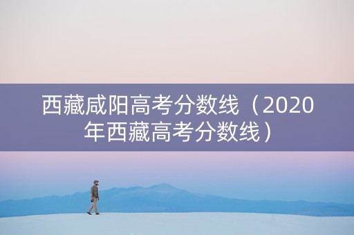 西藏咸阳高考分数线（2020年西藏高考分数线）