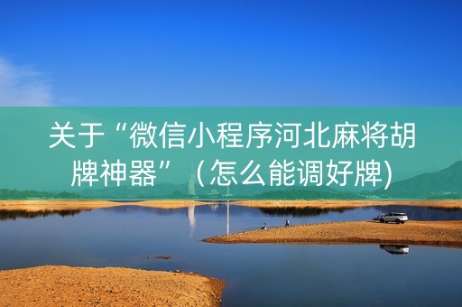 关于“微信小程序河北麻将胡牌神器”（怎么能调好牌)