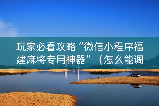 玩家必看攻略“微信小程序福建麻将专用神器”（怎么能调好牌)
