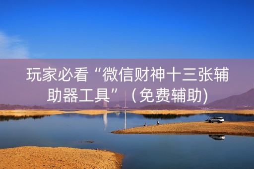 玩家必看“微信财神十三张辅助器工具”（免费辅助)