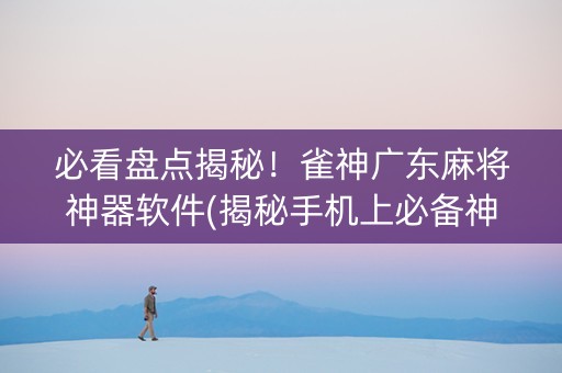 必看盘点揭秘！雀神广东麻将神器软件(揭秘手机上必备神器)