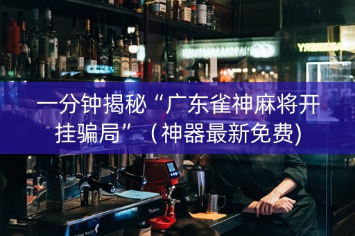 一分钟揭秘“广东雀神麻将开挂骗局”（神器最新免费)