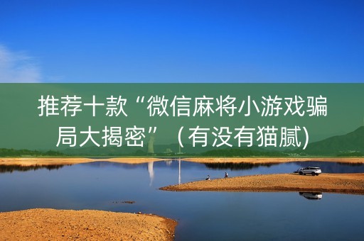 推荐十款“微信麻将小游戏骗局大揭密”（有没有猫腻)