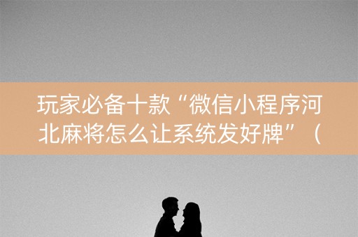 玩家必备十款“微信小程序河北麻将怎么让系统发好牌”（控牌神器)