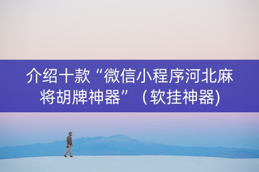 介绍十款“微信小程序河北麻将胡牌神器”（软挂神器)