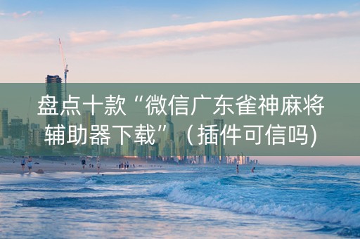 盘点十款“微信广东雀神麻将辅助器下载”（插件可信吗)