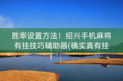 胜率设置方法！绍兴手机麻将有挂技巧辅助器(确实真有挂)