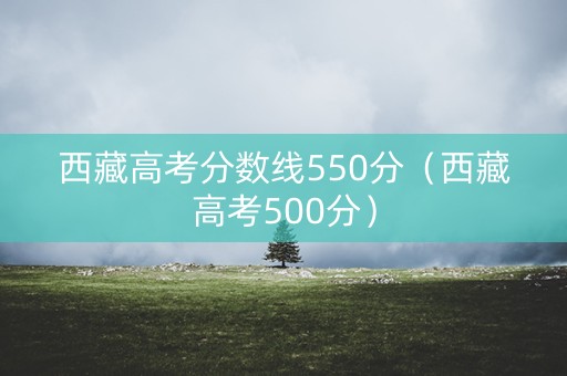 西藏高考分数线550分（西藏高考500分）