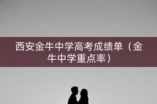 西安金牛中学高考成绩单（金牛中学重点率）