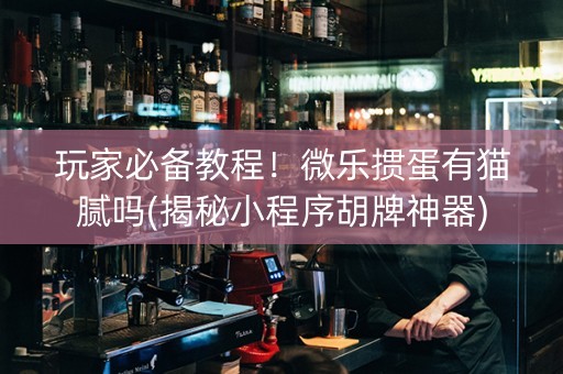 玩家必备教程！微乐掼蛋有猫腻吗(揭秘小程序胡牌神器)