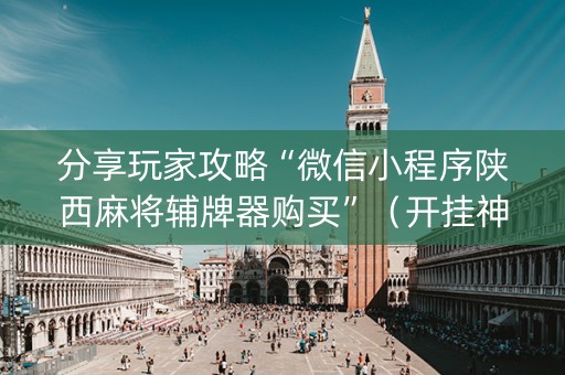 分享玩家攻略“微信小程序陕西麻将辅牌器购买”（开挂神器下载)