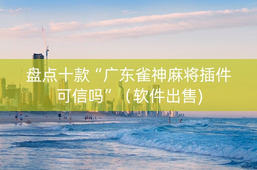 盘点十款“广东雀神麻将插件可信吗”（软件出售)