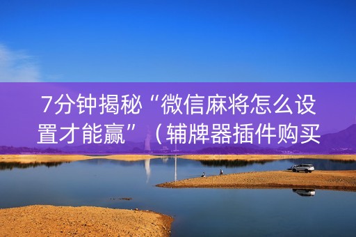 7分钟揭秘“微信麻将怎么设置才能赢”（辅牌器插件购买)