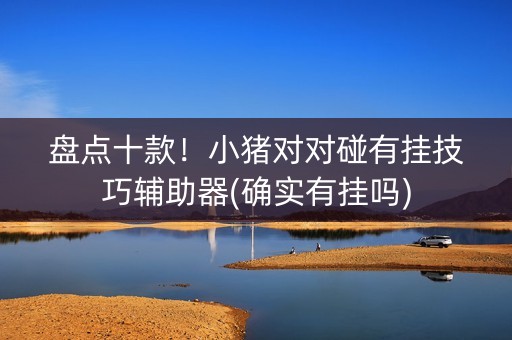 盘点十款！小猪对对碰有挂技巧辅助器(确实有挂吗)