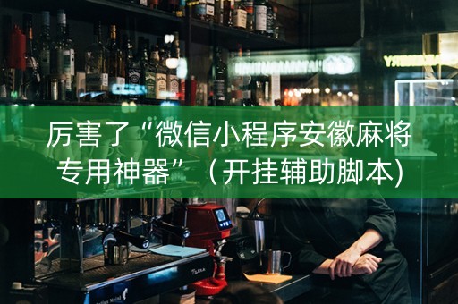厉害了“微信小程序安徽麻将专用神器”（开挂辅助脚本)