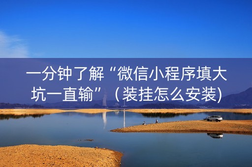 一分钟了解“微信小程序填大坑一直输”（装挂怎么安装)