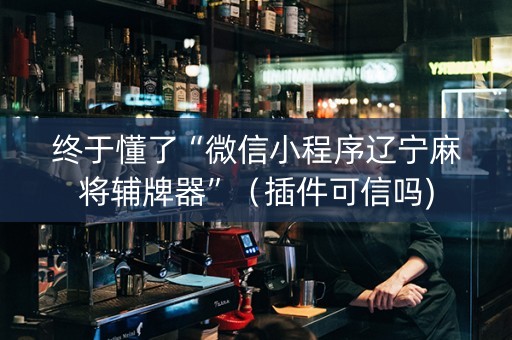 终于懂了“微信小程序辽宁麻将辅牌器”（插件可信吗)