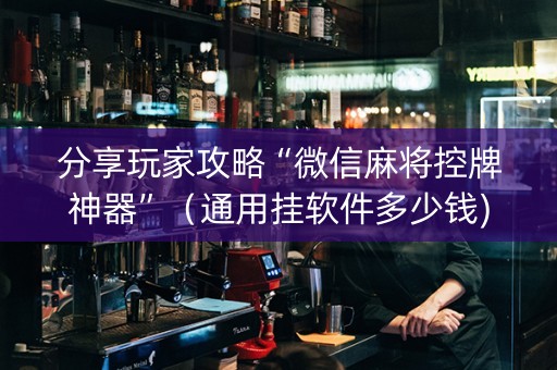 分享玩家攻略“微信麻将控牌神器”（通用挂软件多少钱)