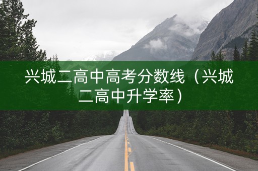 兴城二高中高考分数线（兴城二高中升学率）