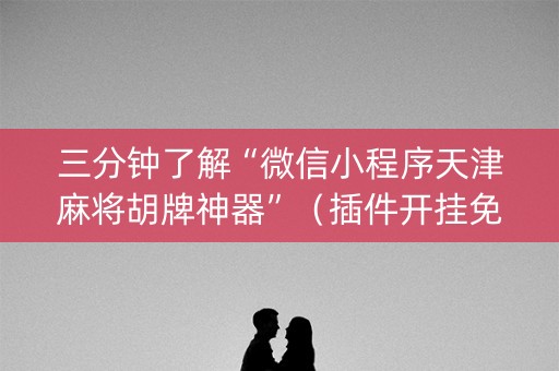 三分钟了解“微信小程序天津麻将胡牌神器”（插件开挂免费AI)