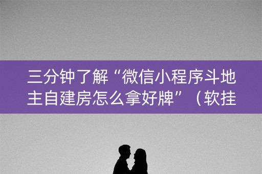 三分钟了解“微信小程序斗地主自建房怎么拿好牌”（软挂神器)