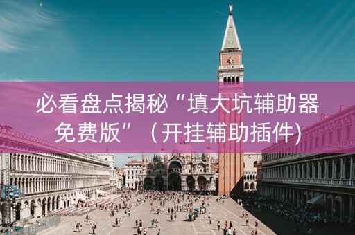 必看盘点揭秘“填大坑辅助器免费版”（开挂辅助插件)