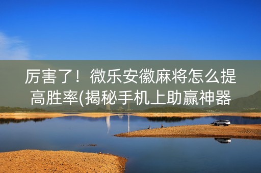 厉害了！微乐安徽麻将怎么提高胜率(揭秘手机上助赢神器购买)