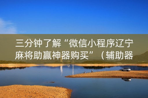 三分钟了解“微信小程序辽宁麻将助赢神器购买”（辅助器插件)