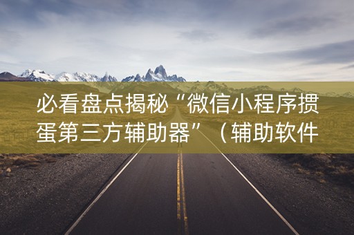 必看盘点揭秘“微信小程序掼蛋第三方辅助器”（辅助软件)