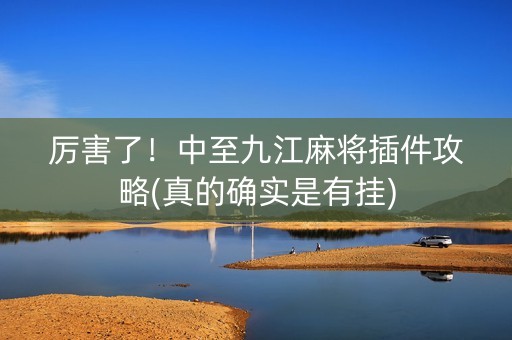 厉害了！中至九江麻将插件攻略(真的确实是有挂)