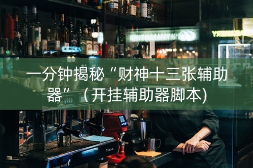 一分钟揭秘“财神十三张辅助器”（开挂辅助器脚本)
