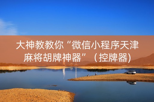 大神教教你“微信小程序天津麻将胡牌神器”（控牌器)
