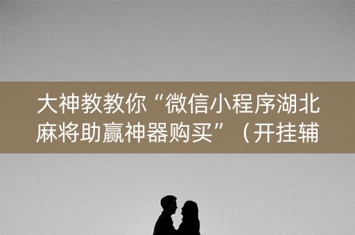大神教教你“微信小程序湖北麻将助赢神器购买”（开挂辅助器插件)