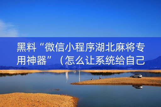 黑料“微信小程序湖北麻将专用神器”（怎么让系统给自己好牌)
