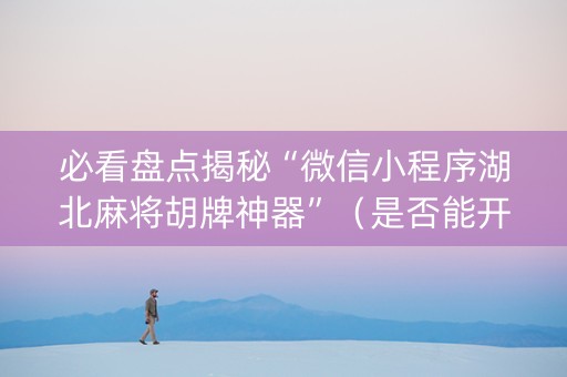 必看盘点揭秘“微信小程序湖北麻将胡牌神器”（是否能开挂)
