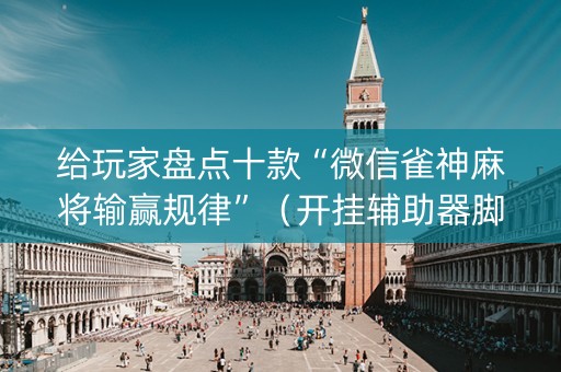给玩家盘点十款“微信雀神麻将输赢规律”（开挂辅助器脚本)