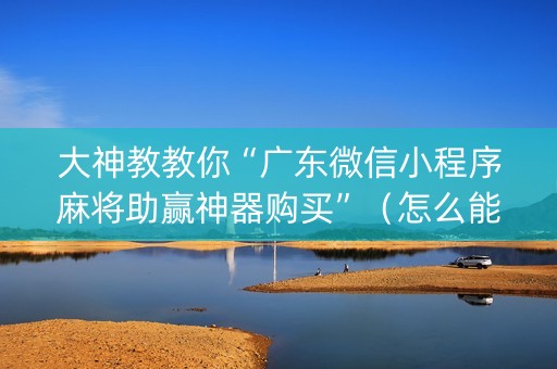 大神教教你“广东微信小程序麻将助赢神器购买”（怎么能得到好牌)