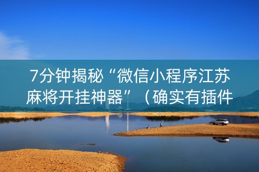 7分钟揭秘“微信小程序江苏麻将开挂神器”（确实有插件吗)