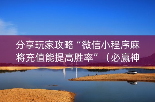 分享玩家攻略“微信小程序麻将充值能提高胜率”（必赢神器)