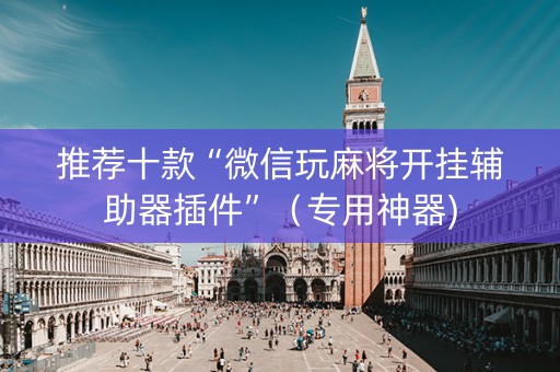 推荐十款“微信玩麻将开挂辅助器插件”（专用神器)