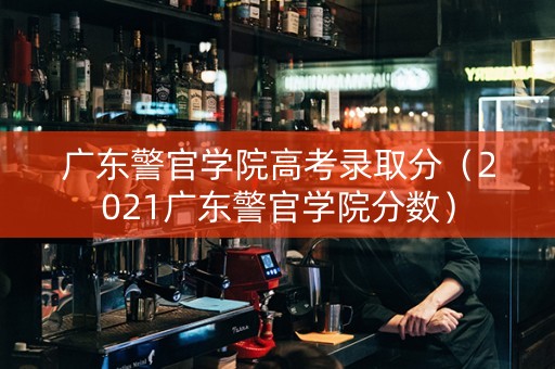 广东警官学院高考录取分（2021广东警官学院分数）