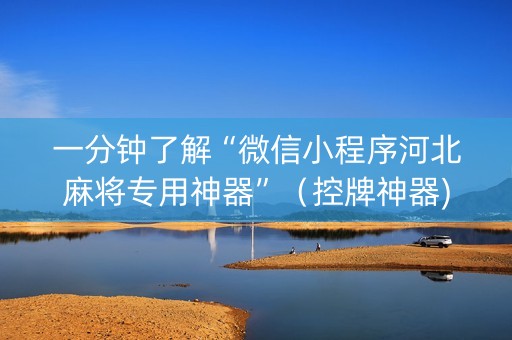 一分钟了解“微信小程序河北麻将专用神器”（控牌神器)