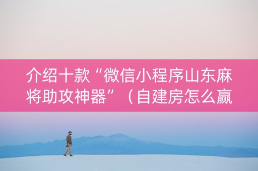 介绍十款“微信小程序山东麻将助攻神器”（自建房怎么赢)