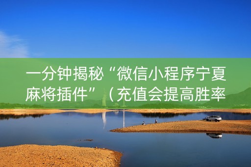 一分钟揭秘“微信小程序宁夏麻将插件”（充值会提高胜率么)