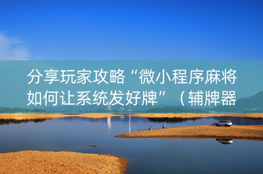 分享玩家攻略“微小程序麻将如何让系统发好牌”（辅牌器插件购买)