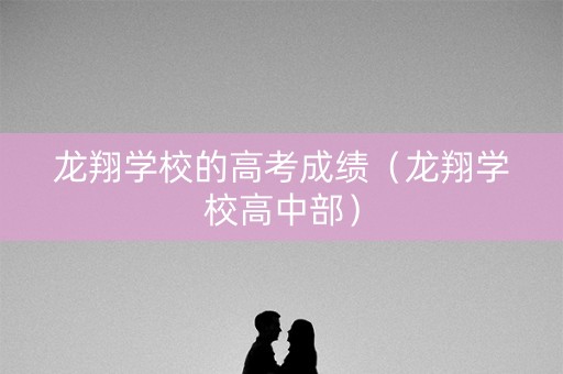 龙翔学校的高考成绩（龙翔学校高中部）